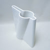 Grand vase 0028 en céramique blanche Pino Spagnolo Sicart