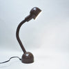 Lampe serpent marron Années 80 Lampe serpent marron Années 80