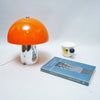 Lampe champignon orange  Annees 70 Lampe champignon orange  Annees 70