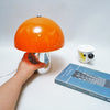 Lampe champignon orange  Annees 70 Lampe champignon orange  Annees 70