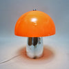Lampe champignon orange  Annees 70 Lampe champignon orange  Annees 70