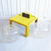 Table basse en fibre de verre jaune Années 70 Table basse en fibre de verre jaune Années 70