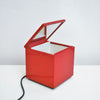 Lampe Cuboluce rouge Opi studio Cini & Nils 1972 Lampe Cuboluce rouge Opi studio Cini & Nils 1972