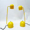 Paire de lampes jaunes Années 80 Paire de lampes jaunes Années 80