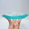 Vide poche en verre turquoise Fontana Arte Vide poche en verre turquoise Fontana Arte