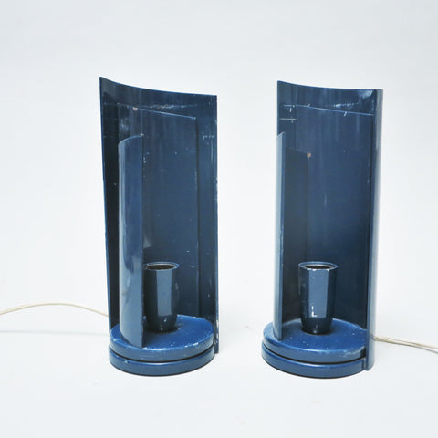 Une lampe pivotante bleue Selenova 1970