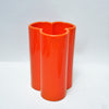 Vase trilobé vetrochina orange Années 70 Vase trilobé vetrochina orange Années 70