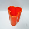 Vase trilobé vetrochina orange Années 70 Vase trilobé vetrochina orange Années 70