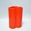 Vase trilobé vetrochina orange Années 70 Vase trilobé vetrochina orange Années 70