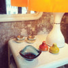 Grande lampe champignon orange Guzzini Grande lampe champignon orange Guzzini