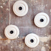Set de trois appliques circulaires annees 80 Set de trois appliques circulaires annees 80