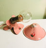 Petite lampe à pince rose Années 70 Petite lampe à pince rose Années 70