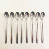 Lot de huit cuillères Long Drink Ettore Sottsass Alessi Lot de huit cuillères Long Drink Ettore Sottsass Alessi