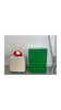 Commode modulable en ABS vert Simon Fussell Interstore Commode modulable en ABS vert Simon Fussell Interstore