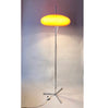 Lampadaire cloche orange Guzzini Annees 70 Lampadaire cloche orange Guzzini Annees 70