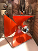 Lampe pétales Rignault orange 1970 Lampe pétales Rignault orange 1970