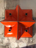 Grande applique fleur orange Rignault Grande applique fleur orange Rignault