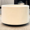 Reservé Grand cache-pot cylindrique blanc Douglas Deeds Sintoform années 70 Reservé Grand cache-pot cylindrique blanc Douglas Deeds Sintoform années 70