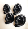 Lot de 4 patères Oreilles Années 70 Lot de 4 patères Oreilles Années 70