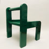 Reservé CA Chaise enfant verte en bois Années 70 Reservé CA Chaise enfant verte en bois Années 70