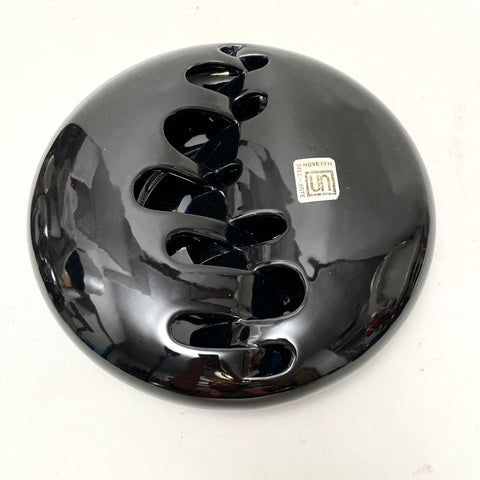 Vase Spatialiste noir Sele Arte
