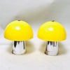 Paire de petites lampes Jaunes Annees 70 Paire de petites lampes Jaunes Annees 70