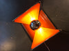 Lampe pétales Rignault orange 1970 Lampe pétales Rignault orange 1970
