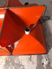 Grande applique fleur orange Rignault Grande applique fleur orange Rignault