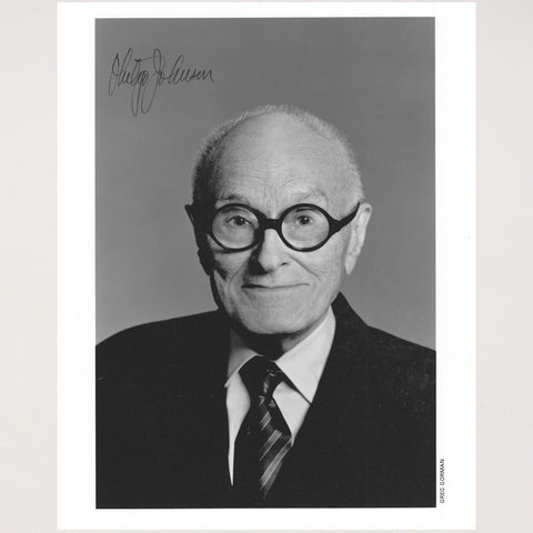 Photographie Philip Johnson Portrait