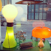 Grande lampe champignon orange Guzzini Grande lampe champignon orange Guzzini