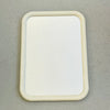 Miroir creme rectangulaire Tiger annees 70