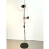 Lampadaire à 2 spots noirs Années 80