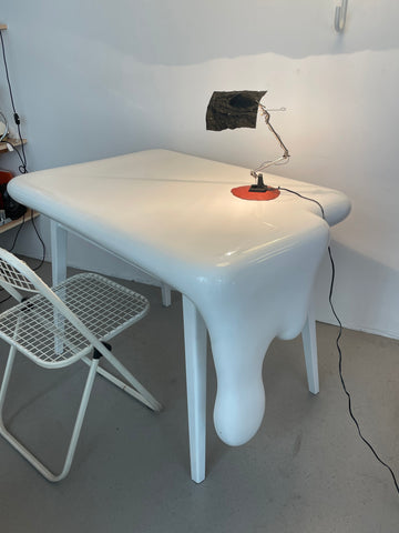 Bureau dégoulinant en fibre de verre années 70/80