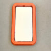 Miroir orange rectangulaire Salc annees 70