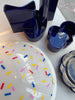 Centre de table nuage indigo Angelo Mangiarotti Fratelli Brambilla