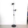 Lampadaire à 2 spots noirs Années 80