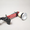 Lampe à pince noire et rouge Claude 1970