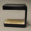 Lampe Isos noire Giotto Stoppino Tronconi 1972