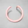 Patère porte-serviette en métal rose Années 80