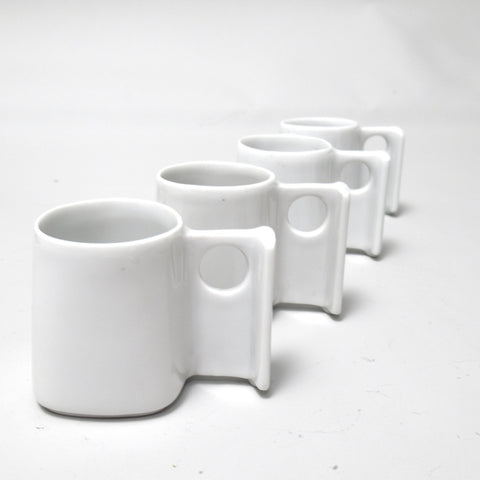 Service à café en porcelaine René Bertoux Virebent 1970