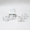 Service à café en porcelaine René Bertoux Virebent 1970