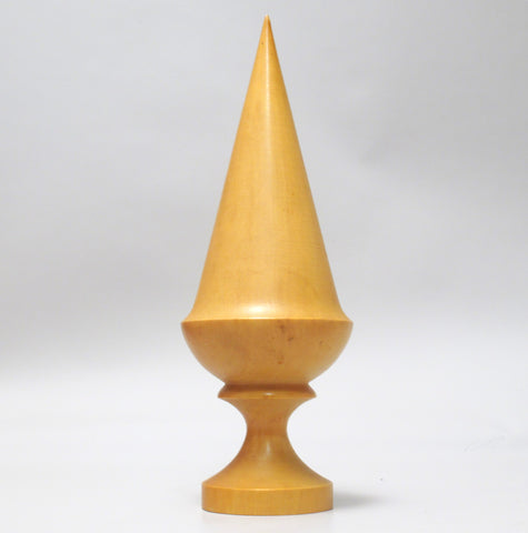 Sculpture Obelisque ou Pièce d'échecs en bois tourné