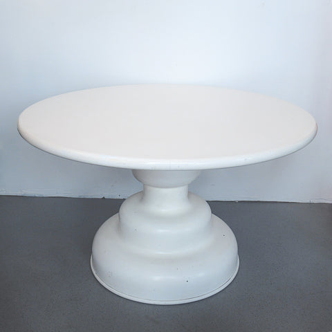 Table ronde de salle à manger André Vandenbeuck Strässle années 70