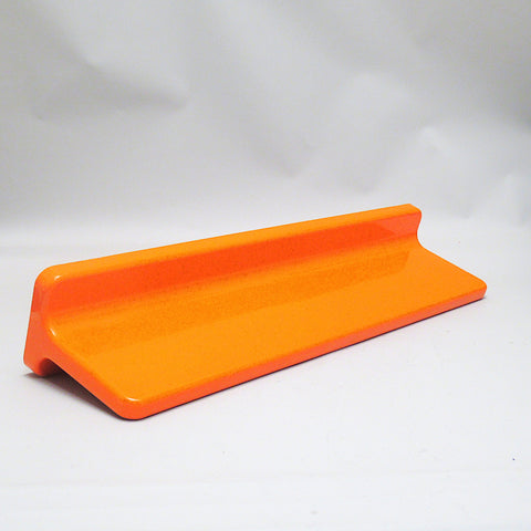 Tablette de salle de bain orange années 70