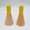 Bougeoir bobine vintage en bois