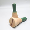 Bougeoir bobine vintage en bois