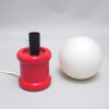 Petite lampe boule sur pied bibendum années 70