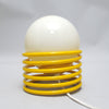 Lampe Ressort pop jaune Années 80