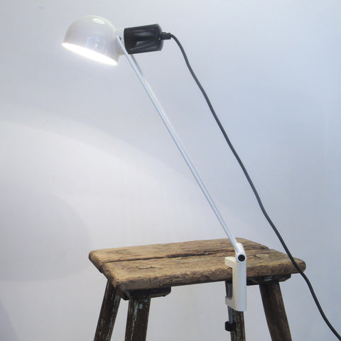 Lampe articulée blanche PiuLuce Années 80