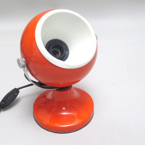 Lampe boule italienne orange Années 70